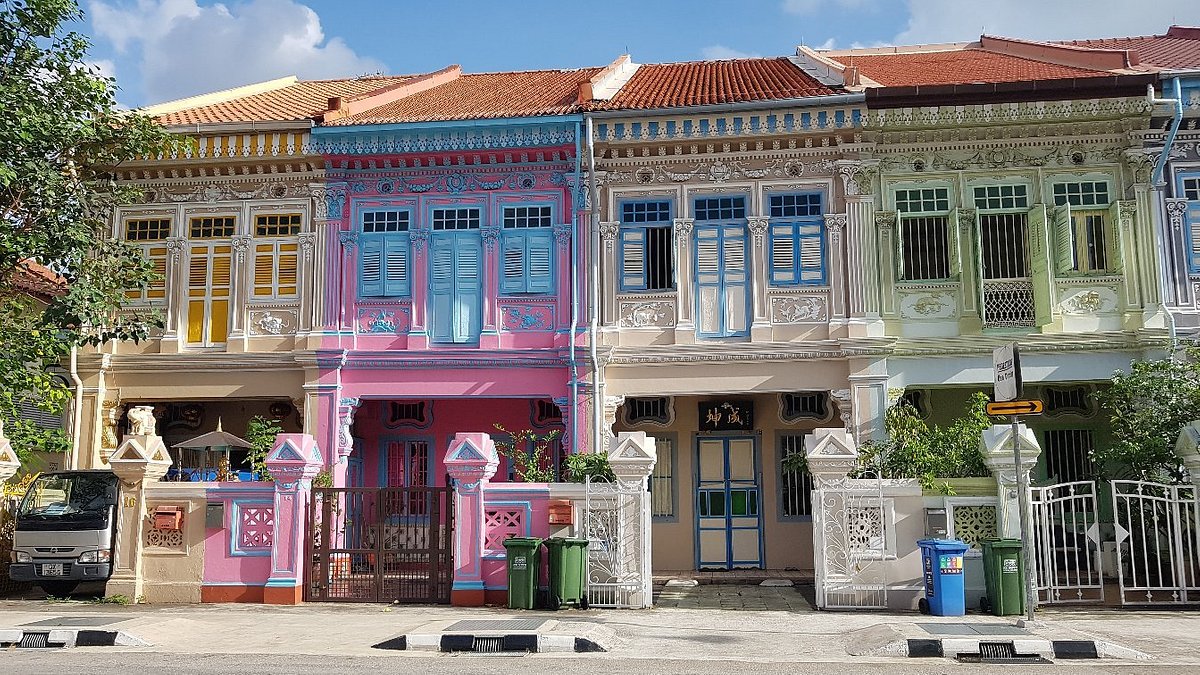 Peranakan shophouses